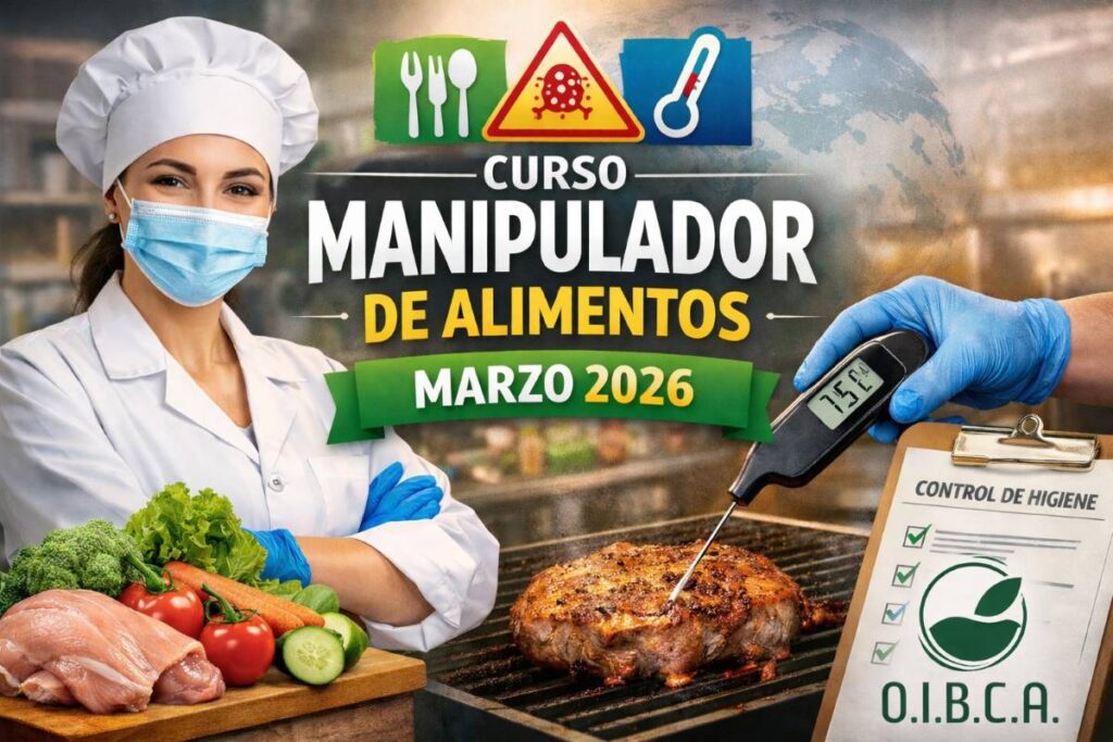 Curso Manipulador de Alimentos Marzo/2026