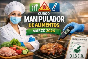 Curso Manipulador de Alimentos Marzo/2026
